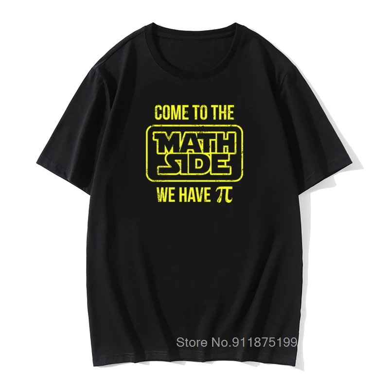 Come To The Math Side We Have Pi T-Shirt Men's Pie Geek Male Tshirt Cool Tees Basic Vintage Cotton Tops Tees Big Size T Shirts
Come To The Math Side We Have Pi T-Shirt Men's Pie Geek Male Tshirt Cool Tees Basic Vintage Cotton Tops Tees Big Size T Shirts