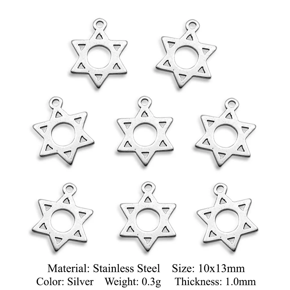 5pcs/lot Stainless Steel DIY Heart Tree of Life Charms For Bracelet Making Factory Prices Jewelry Findings Pendant Wholesale - купить по