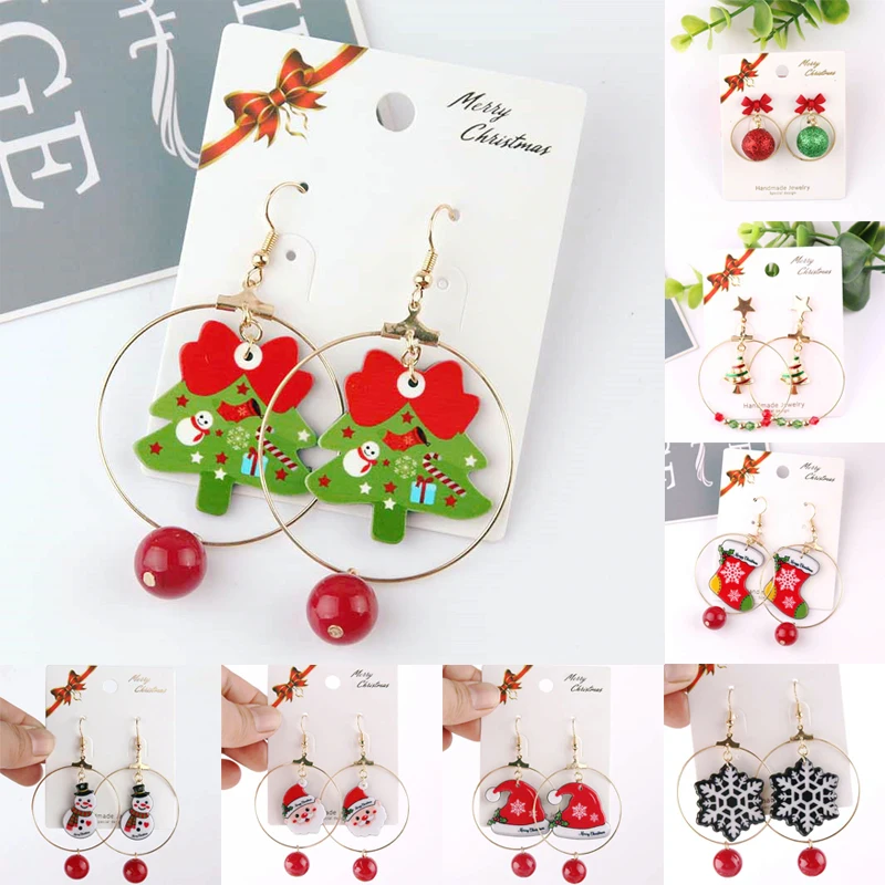 Christmas Earrings Christmas Snowman Plush Ball Tassel Asymmetric Earrings Fashion Christmas Ornaments 
Christmas Earrings Christmas Snowman Plush Ball Tassel Asymmetric Earrings Fashion Christmas Ornaments