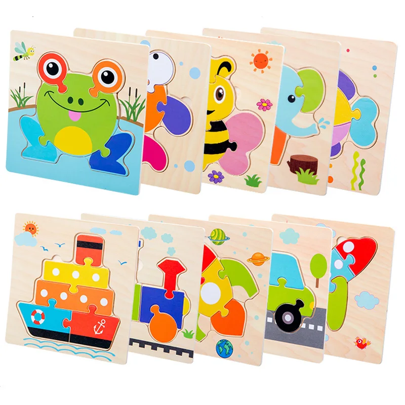 Wooden Jigsaw Puzzle Educational Toys For Children Puzzles For Kids 2 to 4 Years Cartoon Animals 3D Puzzle Montessori Toys
Wooden Jigsaw Puzzle Educational Toys For Children Puzzles For Kids 2 to 4 Years Cartoon Animals 3D Puzzle Montessori Toys