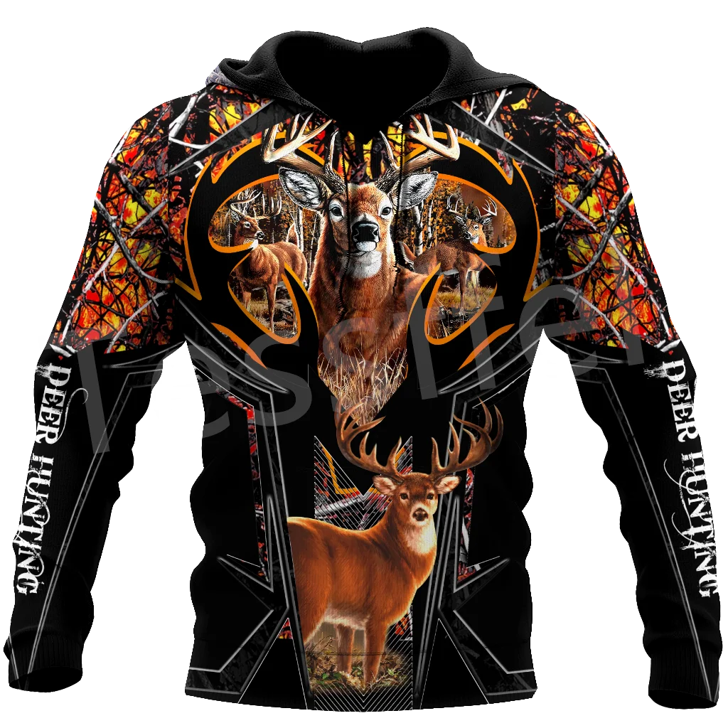 

Tessffel 3DPrint Camo Deer Hunting Tattoo Animal Hunter Men/Women NewFashion Jacket Zip Funny Hoodies Long Sleeve Streetwear S9