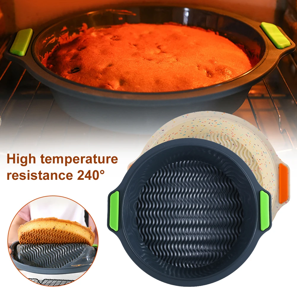 9.5inch Silicone Mold Round Cake Baking Pan Non Stick Dishwasher Oven Safe Pan Silicone Bakeware Cake Mold Baking Tool
9.5inch Silicone Mold Round Cake Baking Pan Non Stick Dishwasher Oven Safe Pan Silicone Bakeware Cake Mold Baking Tool