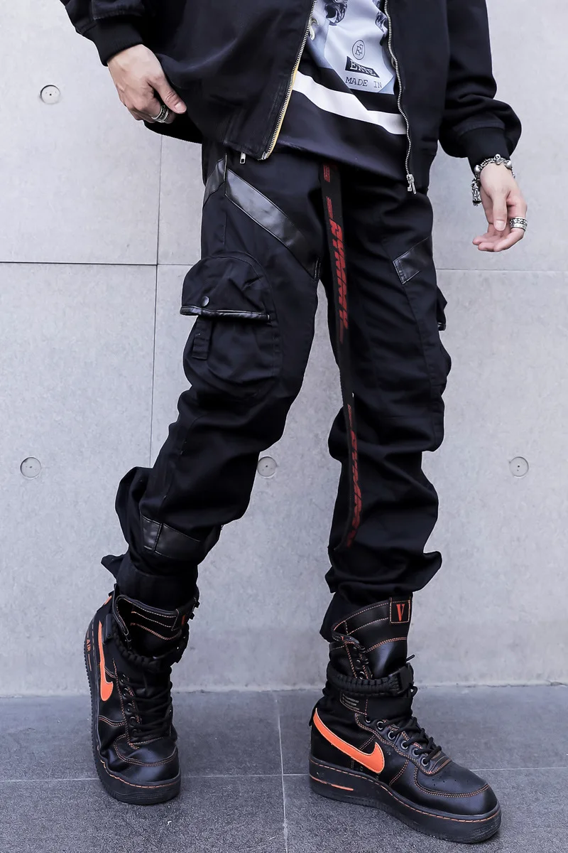 New men's pants in summer of 2019 national fashion personalized leather stitching large pocket tooling Harlan casual pants men's
New men's pants in summer of 2019 national fashion personalized leather stitching large pocket tooling Harlan casual pants men's