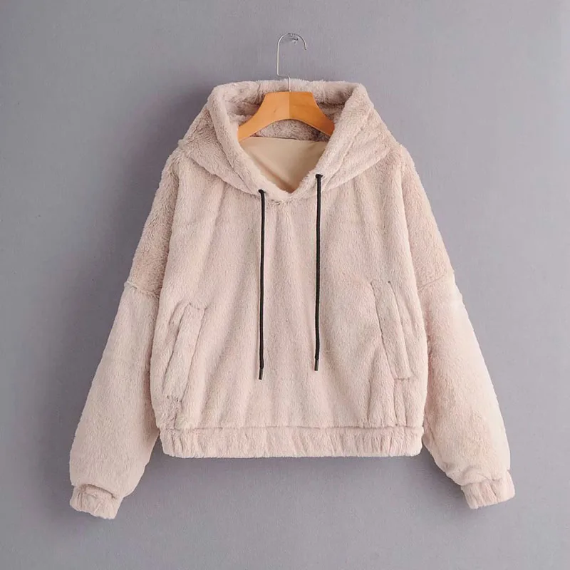 Women New Style Sweet Hooded Solid Color Fashion Contracted Sweatshirts Temperament Soft Warm Sweatshirts
Women New Style Sweet Hooded Solid Color Fashion Contracted Sweatshirts Temperament Soft Warm Sweatshirts