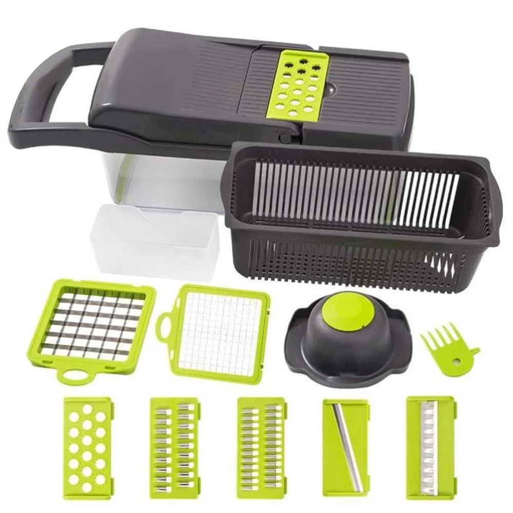 Multifunctional Vegetable Cutter Shredders Slicers Fruit Potato Peeler Carrot Grater Kitchen Accessories Basket Vegetable Slicer
Multifunctional Vegetable Cutter Shredders Slicers Fruit Potato Peeler Carrot Grater Kitchen Accessories Basket Vegetable Slicer