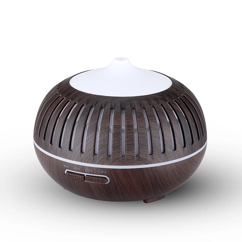 

400ml Large Capacity Air Humidifier, Wood Grain Aroma Aroma Diffuser, Ordinary or Remote Control Humidifier Can Be Turned Off