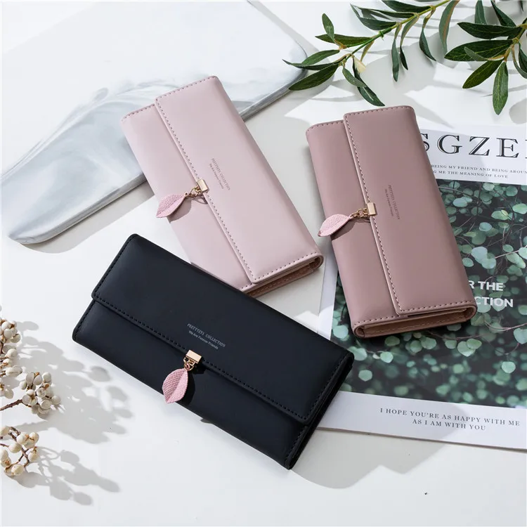 Wallet women long 2020 new fashion small fresh leaf clutch large capacity mobile phone bag women
Wallet women long 2020 new fashion small fresh leaf clutch large capacity mobile phone bag women