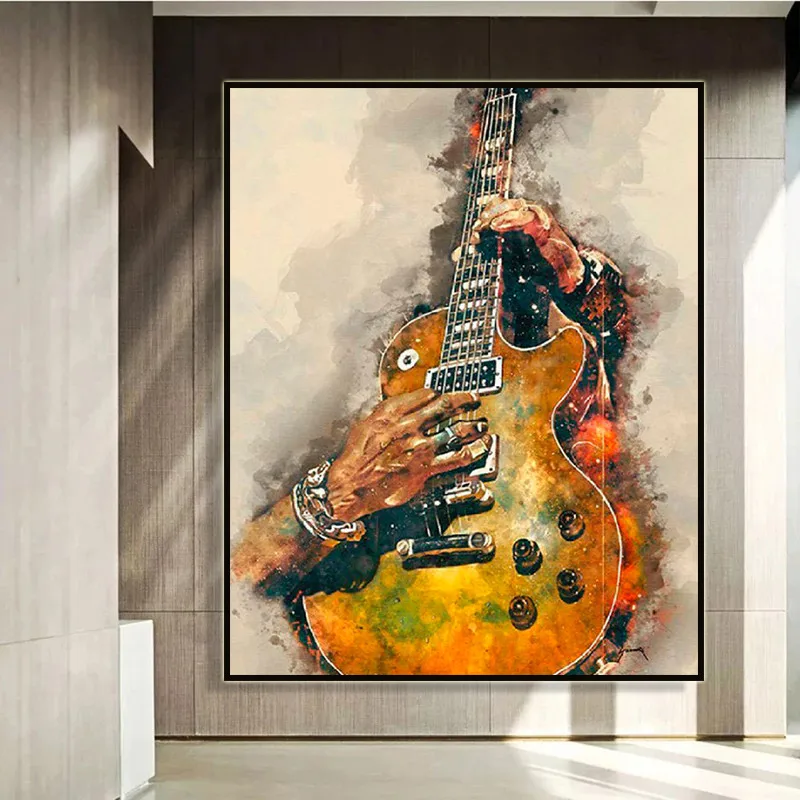 Playing The Guitar Posters and Prints Musical Instruments on Canvas Painting Picture Hanging Wall Canvas Art Home Decoration
Playing The Guitar Posters and Prints Musical Instruments on Canvas Painting Picture Hanging Wall Canvas Art Home Decoration