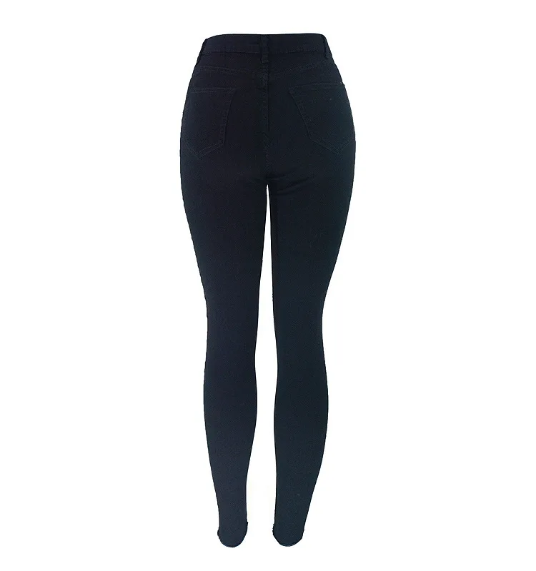 2020 New Arrivals Woman High Waist Ladies Jeans Sungle Breasted Black Solid Pants High Street Denim Skinny Pencil Pants
2020 New Arrivals Woman High Waist Ladies Jeans Sungle Breasted Black Solid Pants High Street Denim Skinny Pencil Pants