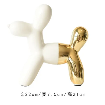 Home Decor Balloon Ceramics Dog Figurines for Interior Nordic Modern Animal Cute Figurine Sculpture Home Living Room Decoration
Home Decor Balloon Ceramics Dog Figurines for Interior Nordic Modern Animal Cute Figurine Sculpture Home Living Room Decoration