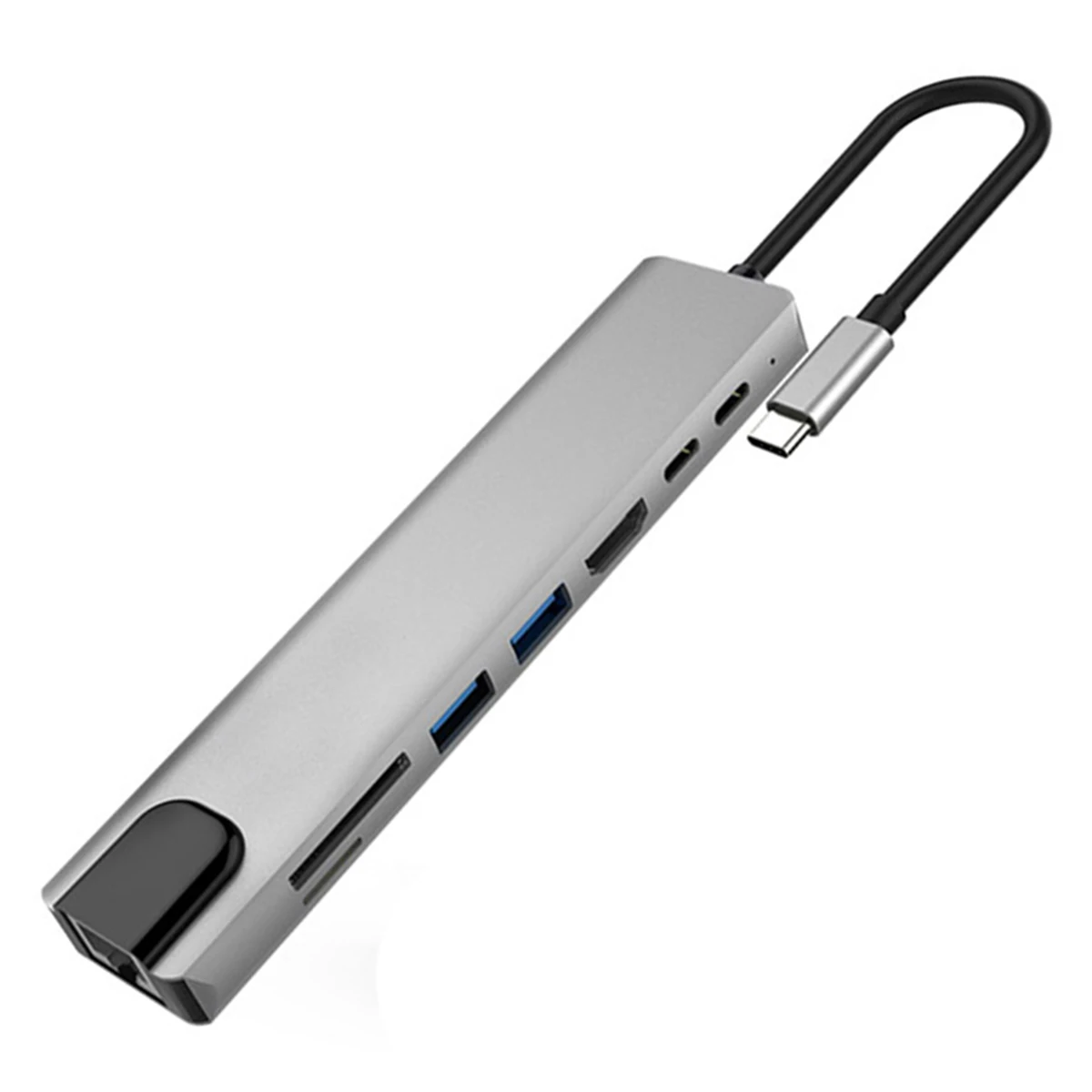 8 In 1 USB-C HUB Type C To HDMI 4K 1080P Multiport Adapter RJ45 USB3.0 PD Type-C Hub Card Reader Laptop Type-C Hubs
8 In 1 USB-C HUB Type C To HDMI 4K 1080P Multiport Adapter RJ45 USB3.0 PD Type-C Hub Card Reader Laptop Type-C Hubs