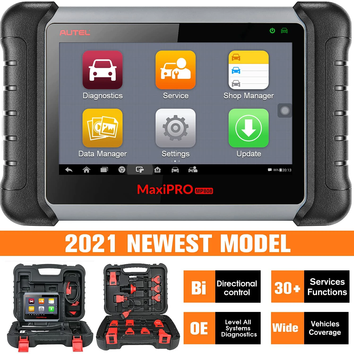 Autel MP808K Car Diagnostic Obd2 Scarnner Diagnostic Auto Key Coding OE-level Diagnostic Tool OBD Professional OE Scanner New
Autel MP808K Car Diagnostic Obd2 Scarnner Diagnostic Auto Key Coding OE-level Diagnostic Tool OBD Professional OE Scanner New