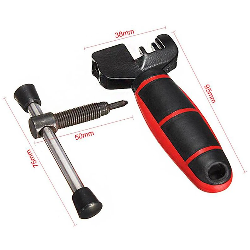 1Pcs Mini Bicycle Bike Cycling Steel Cut Chain Splitter Cutter Breaker Repair Tool Two Tone Grip For Comfortable Handling
1Pcs Mini Bicycle Bike Cycling Steel Cut Chain Splitter Cutter Breaker Repair Tool Two Tone Grip For Comfortable Handling