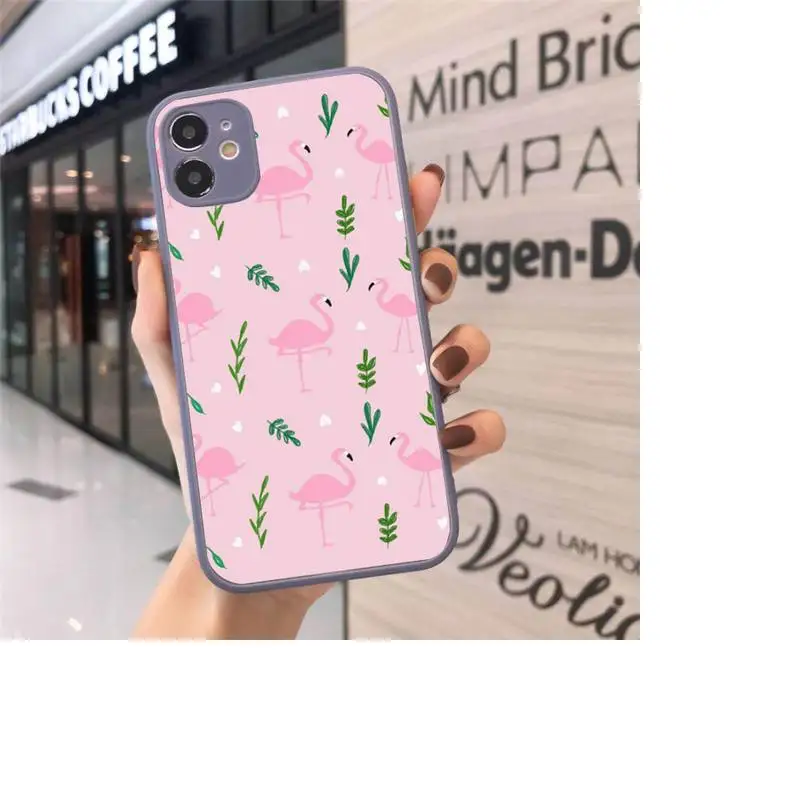 Phone Case For iPhone 12 11 Mini Pro XR XS Max 7 8 Plus X Flamingo Matte transparent Gray Cover
Phone Case For iPhone 12 11 Mini Pro XR XS Max 7 8 Plus X Flamingo Matte transparent Gray Cover