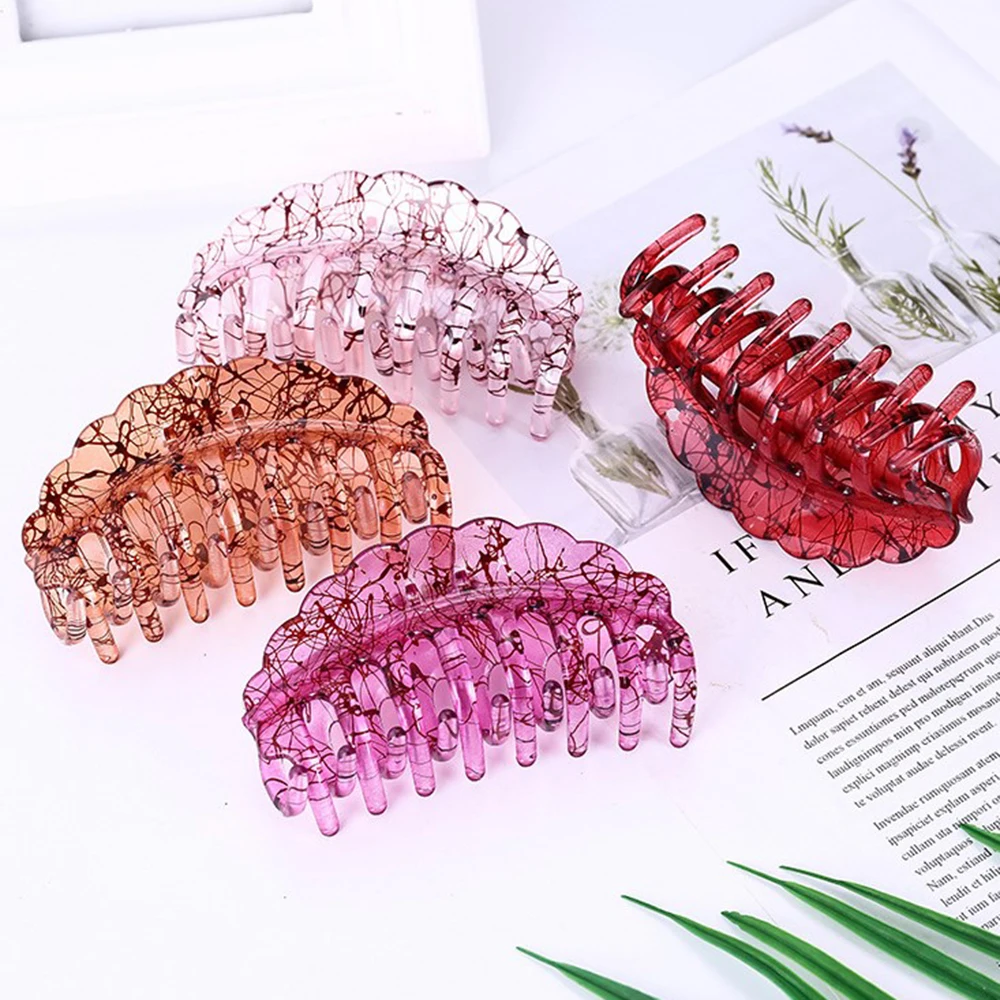 New Fashion Hair Claw For Women Barrettes Hair Crab Hairpin Clear Bath Hair Clip Claw Clamp Hair Accessories For Women Headwear
New Fashion Hair Claw For Women Barrettes Hair Crab Hairpin Clear Bath Hair Clip Claw Clamp Hair Accessories For Women Headwear