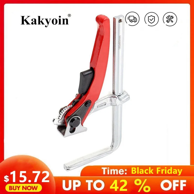 Wholesale 300KG MFT Clamp Heavy Duty Steel Ratchet F Bar Quick Release Guide Rail System Woodwork Clamping Pressure | Обустройство