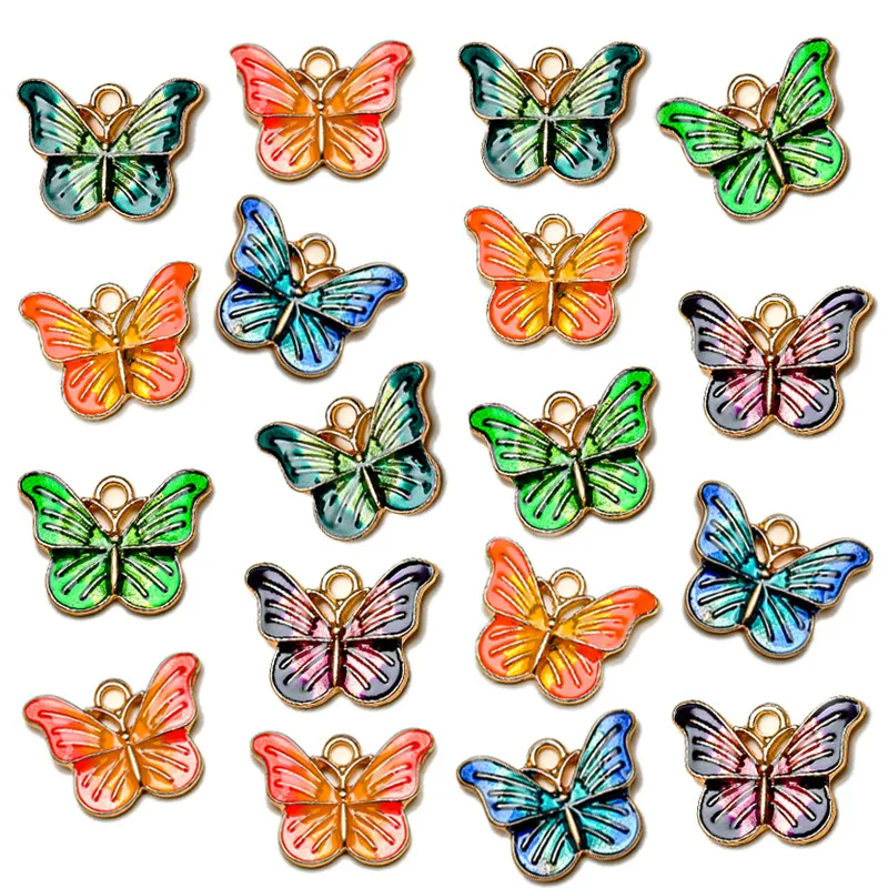 10PCS Butterfly Pendants Colourful Enamel Butterfly Charm Small Animal Findings DIY Jewellery Supplies Finding
10PCS Butterfly Pendants Colourful Enamel Butterfly Charm Small Animal Findings DIY Jewellery Supplies Finding