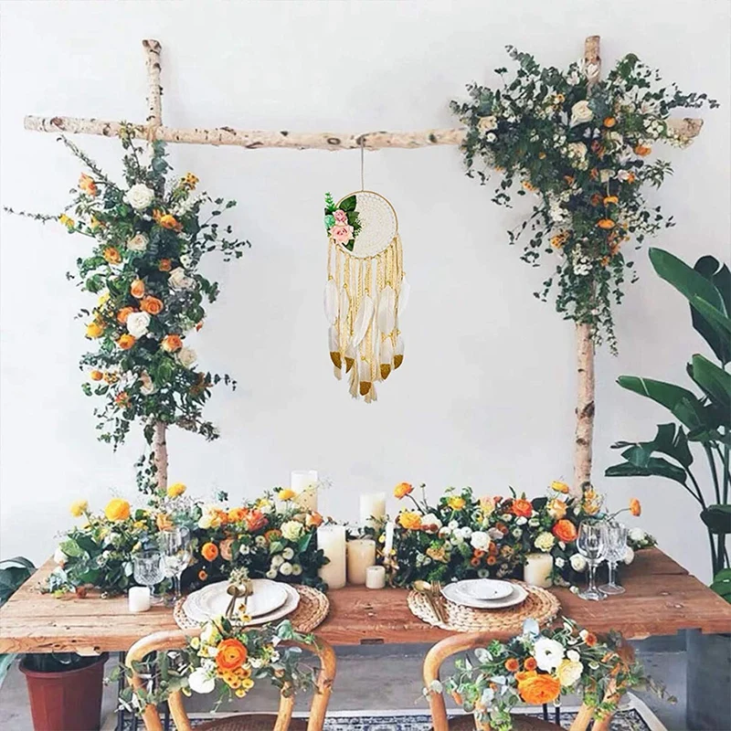 2 Pcs Boho Dream Catchers Handmade Dreamcatchers Flowers Macrame Dream Catcher Wall Hanging Decoration
2 Pcs Boho Dream Catchers Handmade Dreamcatchers Flowers Macrame Dream Catcher Wall Hanging Decoration