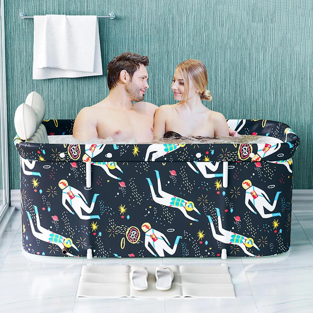 Folding Bathtub Bath Pool Portable Bathtub Adult Children Family Swimming Pool Water Play Massage Bath Bucket 120 * 55 * 50cm
Folding Bathtub Bath Pool Portable Bathtub Adult Children Family Swimming Pool Water Play Massage Bath Bucket 120 * 55 * 50cm