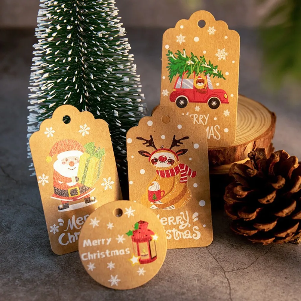50pcs Christmas Kraft Paper Tag Xmas Hang Tags Gift Wrapping Labels Party Cards Decoration DIY Santa Claus Wrapping Supplies Hot
50pcs Christmas Kraft Paper Tag Xmas Hang Tags Gift Wrapping Labels Party Cards Decoration DIY Santa Claus Wrapping Supplies Hot