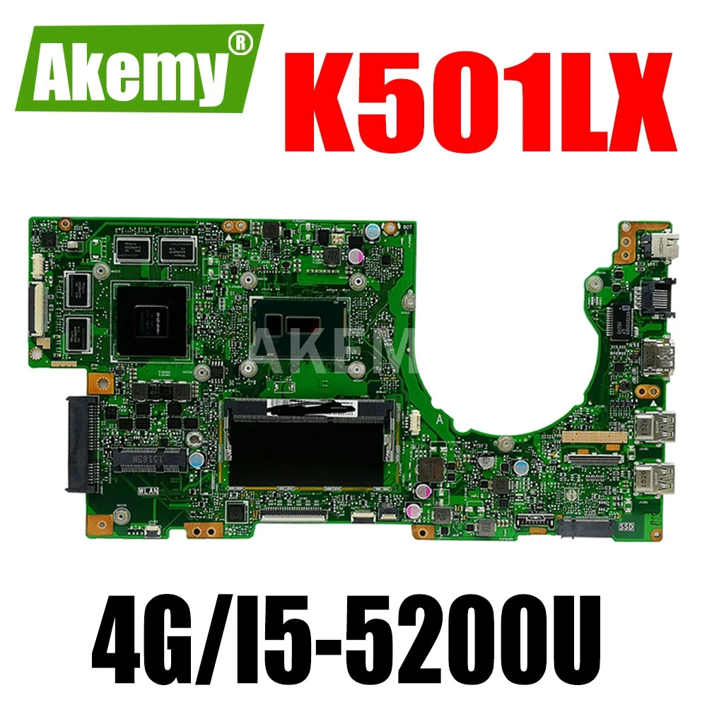 ERILLES для ASUS K501LX K501LB K501L Материнская плата ноутбука K501LX K501LB материнская плата rev2.0 i5-5200U CPU GT950M 4 ГБ RAM
ERILLES для ASUS K501LX K501LB K501L Материнская плата ноутбука K501LX K501LB материнская плата rev2.0 i5-5200U CPU GT950M 4 ГБ RAM
