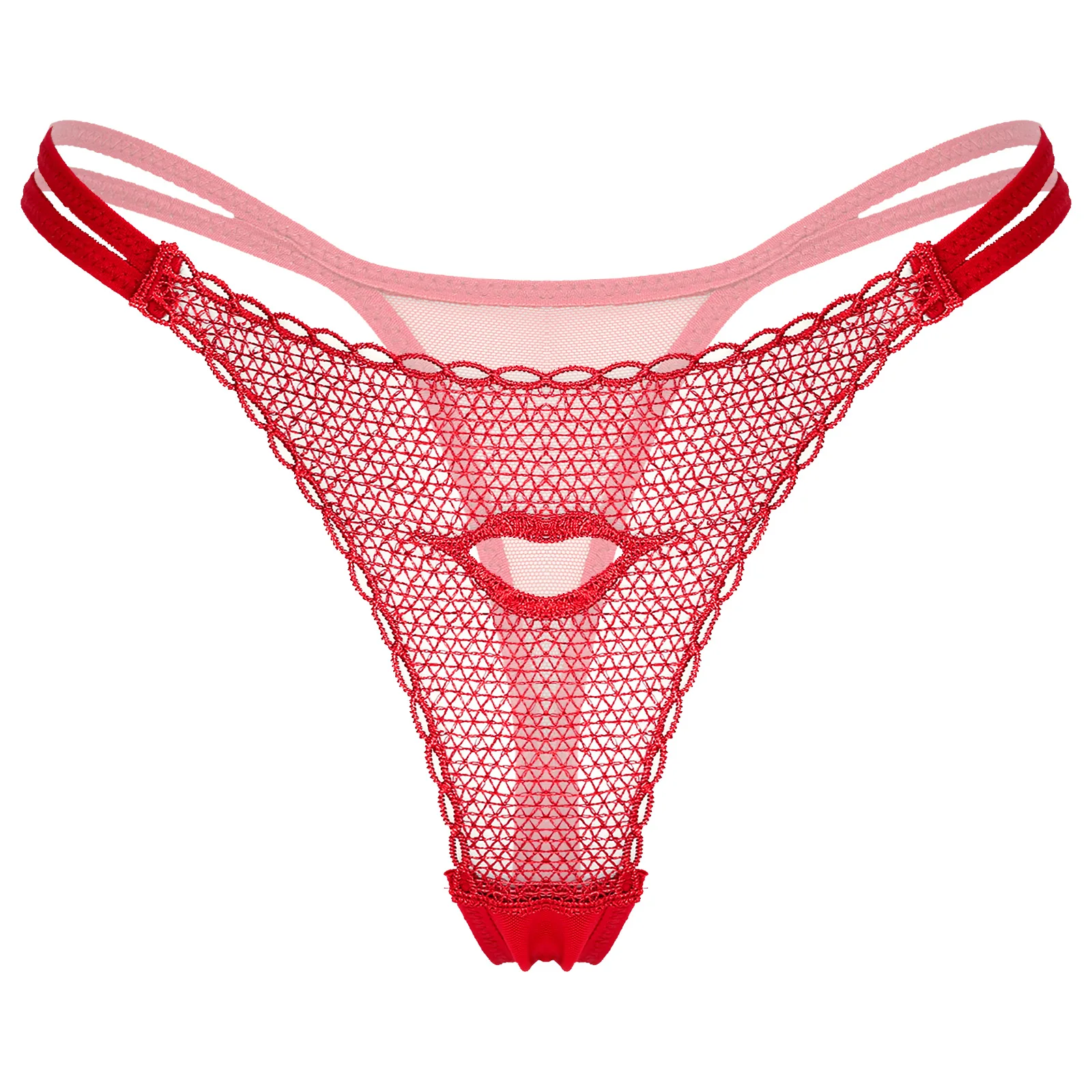 Женские трусы вышивка губ ажурное нижнее белье с низкой талией прозрачное белье эластичный пояс T-образный вырез мягкие сексуальные трусы
Женские трусы вышивка губ ажурное нижнее белье с низкой талией прозрачное белье эластичный пояс T-образный вырез мягкие сексуальные трусы