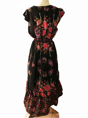 JESSIC New Women Summer V Neck Vintage Long Maxi Floral National Chiffon Dress Party Beach Dress Floral Sundress
JESSIC New Women Summer V Neck Vintage Long Maxi Floral National Chiffon Dress Party Beach Dress Floral Sundress