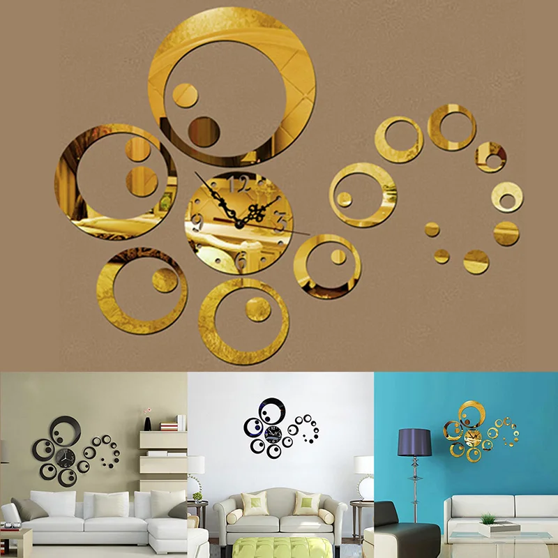 Modern 3D Acrylic Circles Mirror Wall Sticker Clock Decoration Living Room Decor
Modern 3D Acrylic Circles Mirror Wall Sticker Clock Decoration Living Room Decor