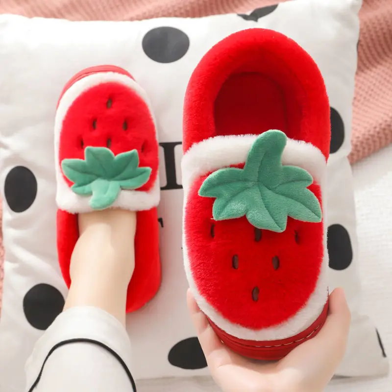 Home Slippers for woMen Winter Furry Short Plush boots Non Slip Bedroom watermelon Warm Couple Soft Indoor Shoes
Home Slippers for woMen Winter Furry Short Plush boots Non Slip Bedroom watermelon Warm Couple Soft Indoor Shoes