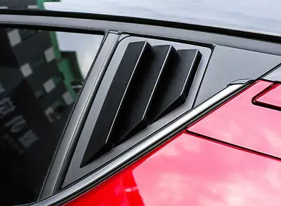Matte Black Rear Window Shutter Cover Trim 2pcs For Toyota C-HR 2016 - 2019 
Matte Black Rear Window Shutter Cover Trim 2pcs For Toyota C-HR 2016 - 2019