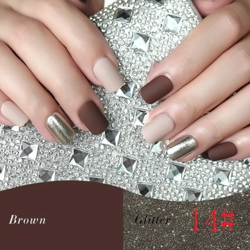 30 pieces of nails in a box wearable nails fake nails detachablesquare head short style
30 pieces of nails in a box wearable nails fake nails detachablesquare head short style