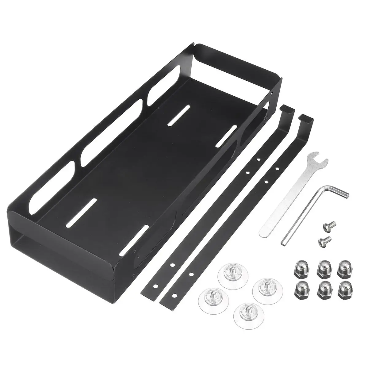 Bathroom Hanging Shelves Organizer Stainless Steel Wall Storage Shelf Rack Basket Holder Nail-free Shampoo Holder Basket Black
Bathroom Hanging Shelves Organizer Stainless Steel Wall Storage Shelf Rack Basket Holder Nail-free Shampoo Holder Basket Black