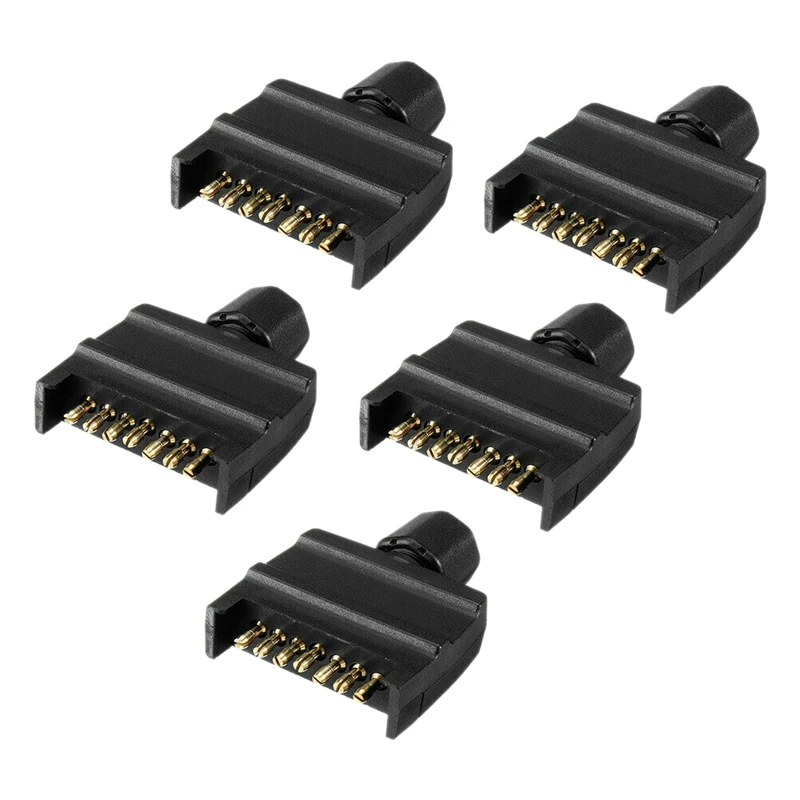 5 x штепсельная вилка прицепа, 7 контактов, плоская прямоугольная деталь прицепа, трейлера, лодки
5 x штепсельная вилка прицепа, 7 контактов, плоская прямоугольная деталь прицепа, трейлера, лодки