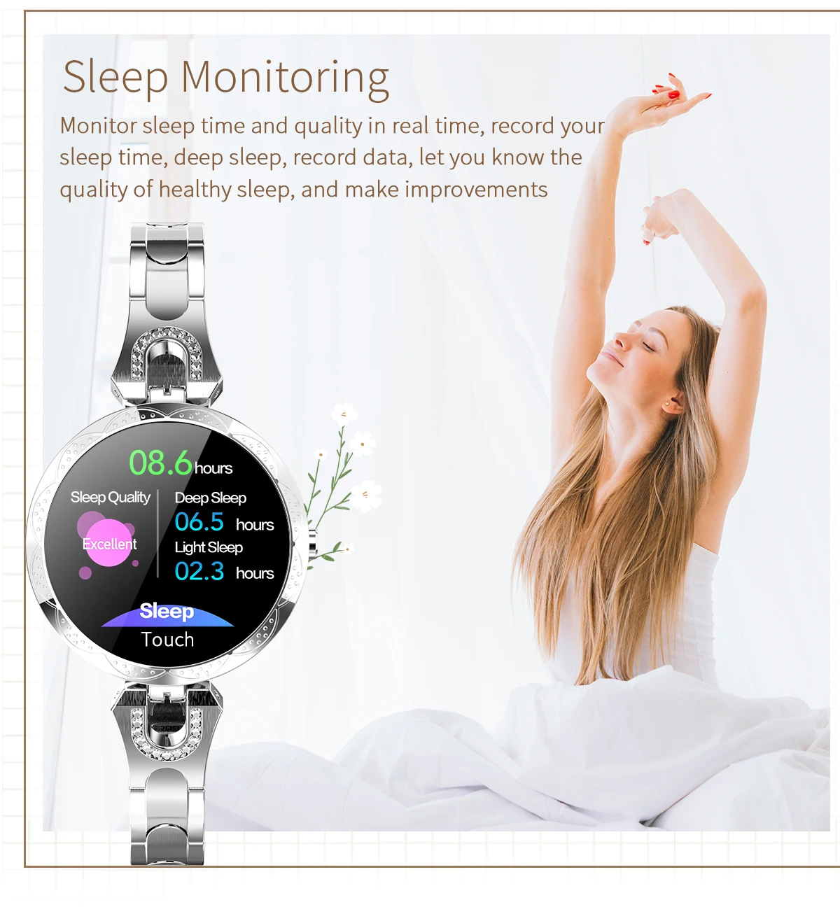 AK15 women smart watch Luxury fashion smart bracelet heart rate waterproof fitness tracker for xiaomi huawei samsung oppo phone
AK15 women smart watch Luxury fashion smart bracelet heart rate waterproof fitness tracker for xiaomi huawei samsung oppo phone