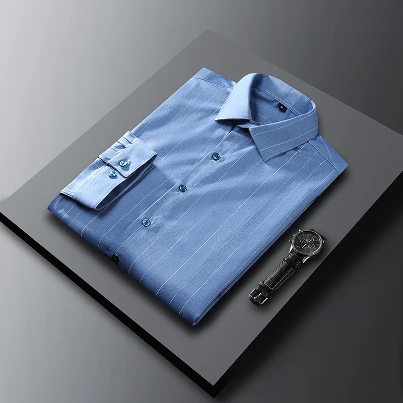 of sleeve shirt men's business casual men's clothing of wash and wear the new summer 2021 stripes high-grade garments
of sleeve shirt men's business casual men's clothing of wash and wear the new summer 2021 stripes high-grade garments