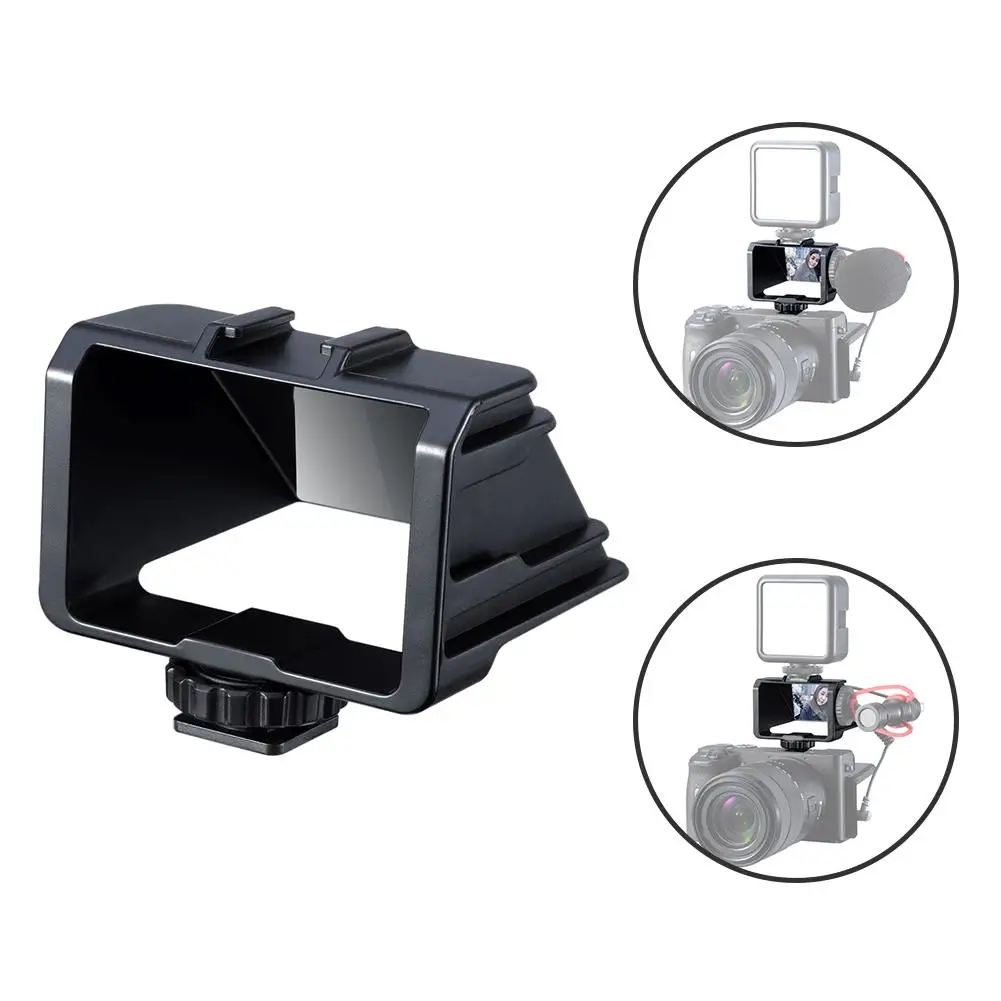 Universal Vlog Selfie Flip Screen Cold Shoe Bracket With Three Cold-shoe Camera Accessory For Mirrorless Camera
Universal Vlog Selfie Flip Screen Cold Shoe Bracket With Three Cold-shoe Camera Accessory For Mirrorless Camera