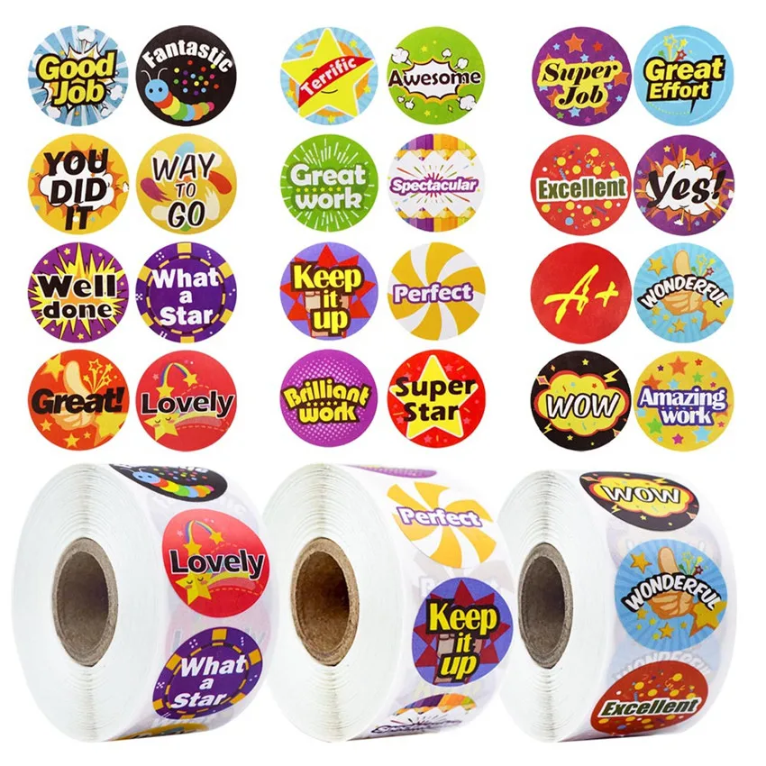 500Pcs 1 Inch Cute Animals Motivational Sticker Teacher Reward Student Gift Package Seal Label Kids Toy Decor Stationery Sticker
500Pcs 1 Inch Cute Animals Motivational Sticker Teacher Reward Student Gift Package Seal Label Kids Toy Decor Stationery Sticker