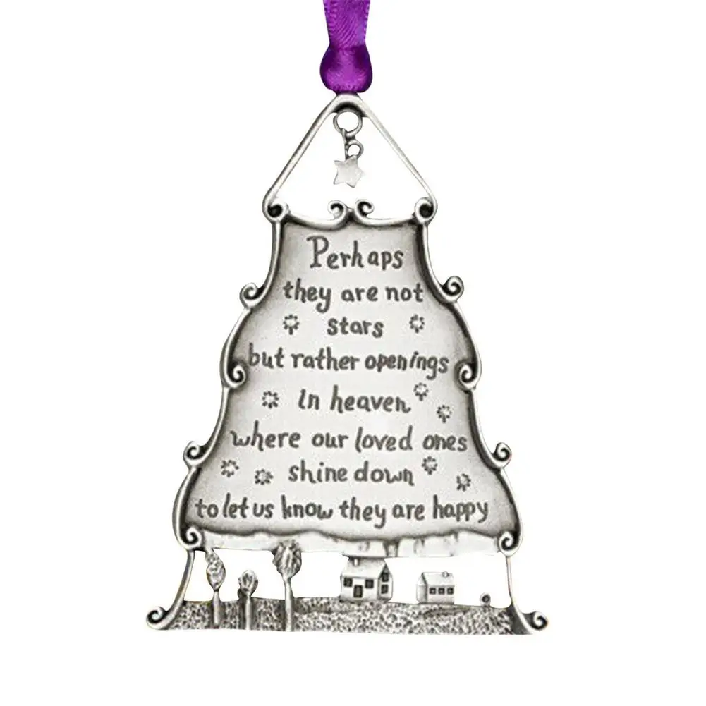 Christmas Ornaments Memoria Decoration Ornament For Christmas Tree Gift With Poem For Loved One Christmas Pendant When Someon
Christmas Ornaments Memoria Decoration Ornament For Christmas Tree Gift With Poem For Loved One Christmas Pendant When Someon