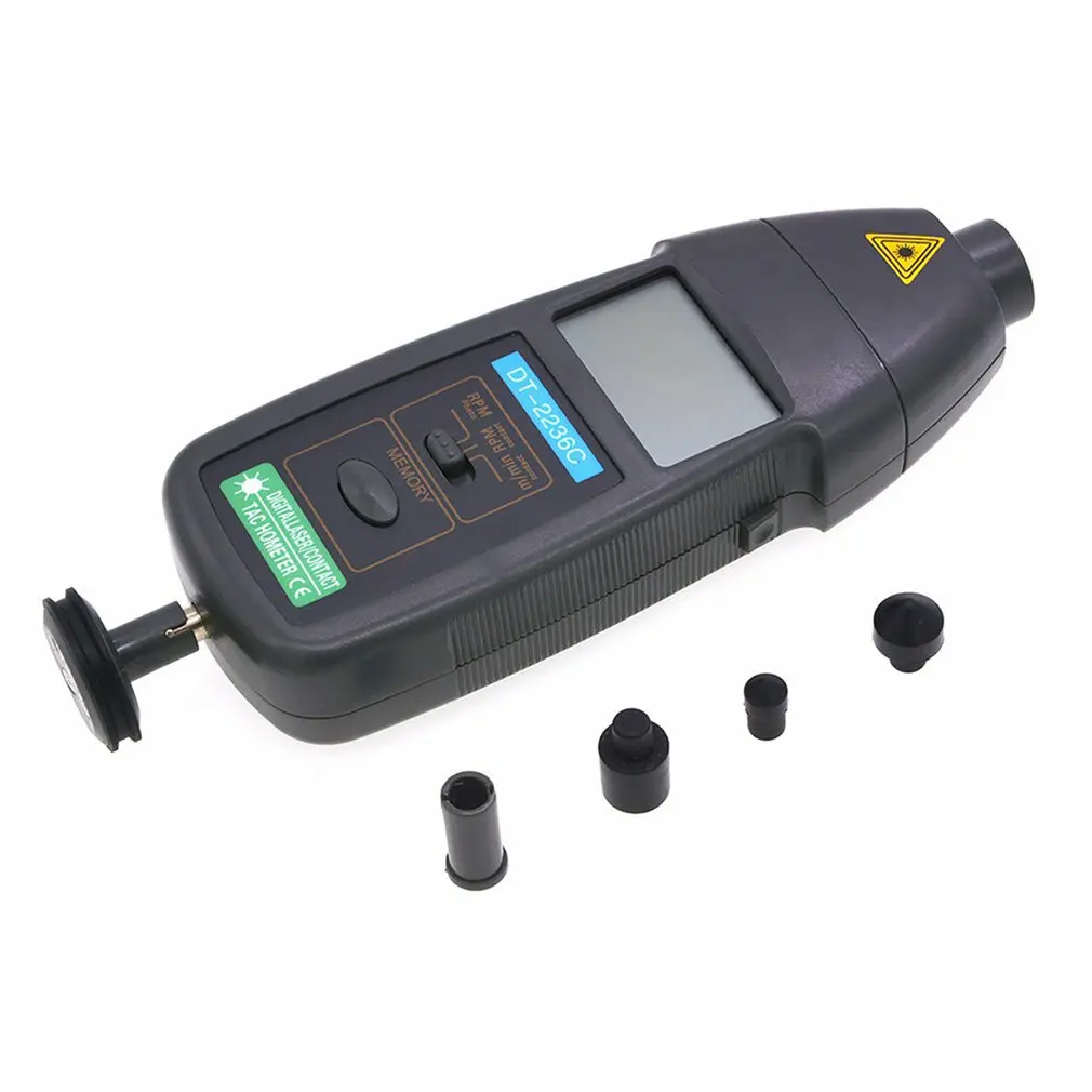 Digital Tachometer Rotational Speed Meter Contact Motor RPM Meter Tach Tools Non Contact photoelectric speedometer DT2236C
Digital Tachometer Rotational Speed Meter Contact Motor RPM Meter Tach Tools Non Contact photoelectric speedometer DT2236C
