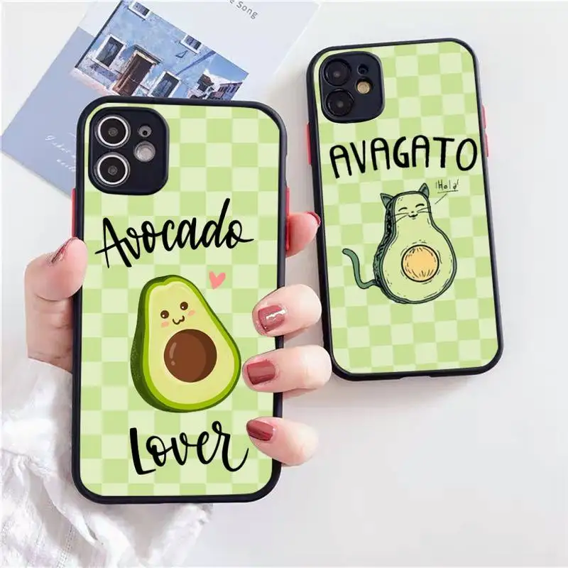 cute cartoon Avocado green fresh Phone Case Matte Transparent for iPhone 7 8 11 12 s mini pro X XS XR MAX Plus cover funda
cute cartoon Avocado green fresh Phone Case Matte Transparent for iPhone 7 8 11 12 s mini pro X XS XR MAX Plus cover funda