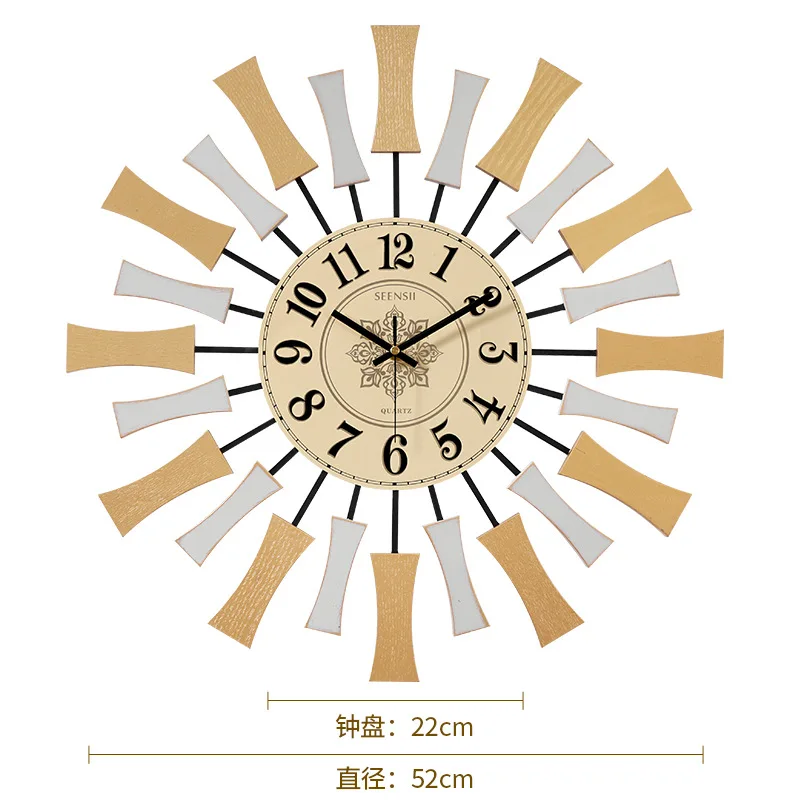Gold Nordic Wall Clock Metal Luxury Home Living Room Decoration Creative Mute Wall Watches Modern Fashion Art Clocks Gift
Gold Nordic Wall Clock Metal Luxury Home Living Room Decoration Creative Mute Wall Watches Modern Fashion Art Clocks Gift
