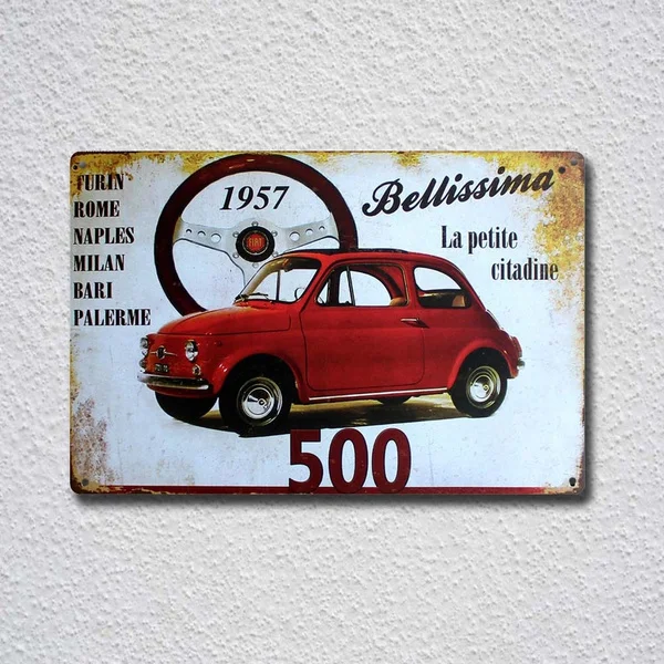 Vintage Car Bellissima 1957 Tin Sign Metal Sign Metal Poster Metal Decor Metal Painting Wall Sticker Wall Sign
Vintage Car Bellissima 1957 Tin Sign Metal Sign Metal Poster Metal Decor Metal Painting Wall Sticker Wall Sign