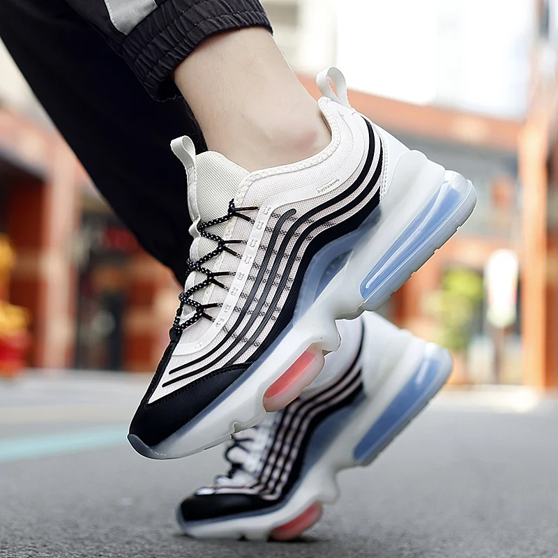 New Men's and women's running shoes Mesh fashion all-match sports shoes Air cushion jogging shoes Lovers running sports shoes
New Men's and women's running shoes Mesh fashion all-match sports shoes Air cushion jogging shoes Lovers running sports shoes