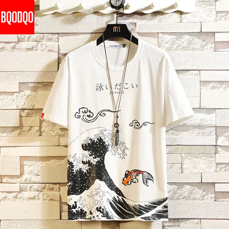 2021 new printed men's T-shirt hip-hop cotton shirt round neck summer Japanese men's casual T-shirt 5xl loose T-shirt 
2021 new printed men's T-shirt hip-hop cotton shirt round neck summer Japanese men's casual T-shirt 5xl loose T-shirt