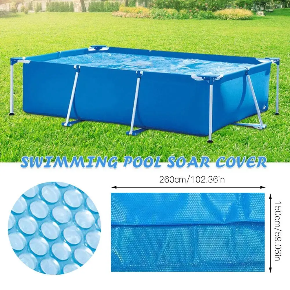 Square Solar Tarpaulin Rectangular Durable Swimming Pool Protection Cover Heat Insulation Film For Indoor Outdoor Frame Pool
Square Solar Tarpaulin Rectangular Durable Swimming Pool Protection Cover Heat Insulation Film For Indoor Outdoor Frame Pool