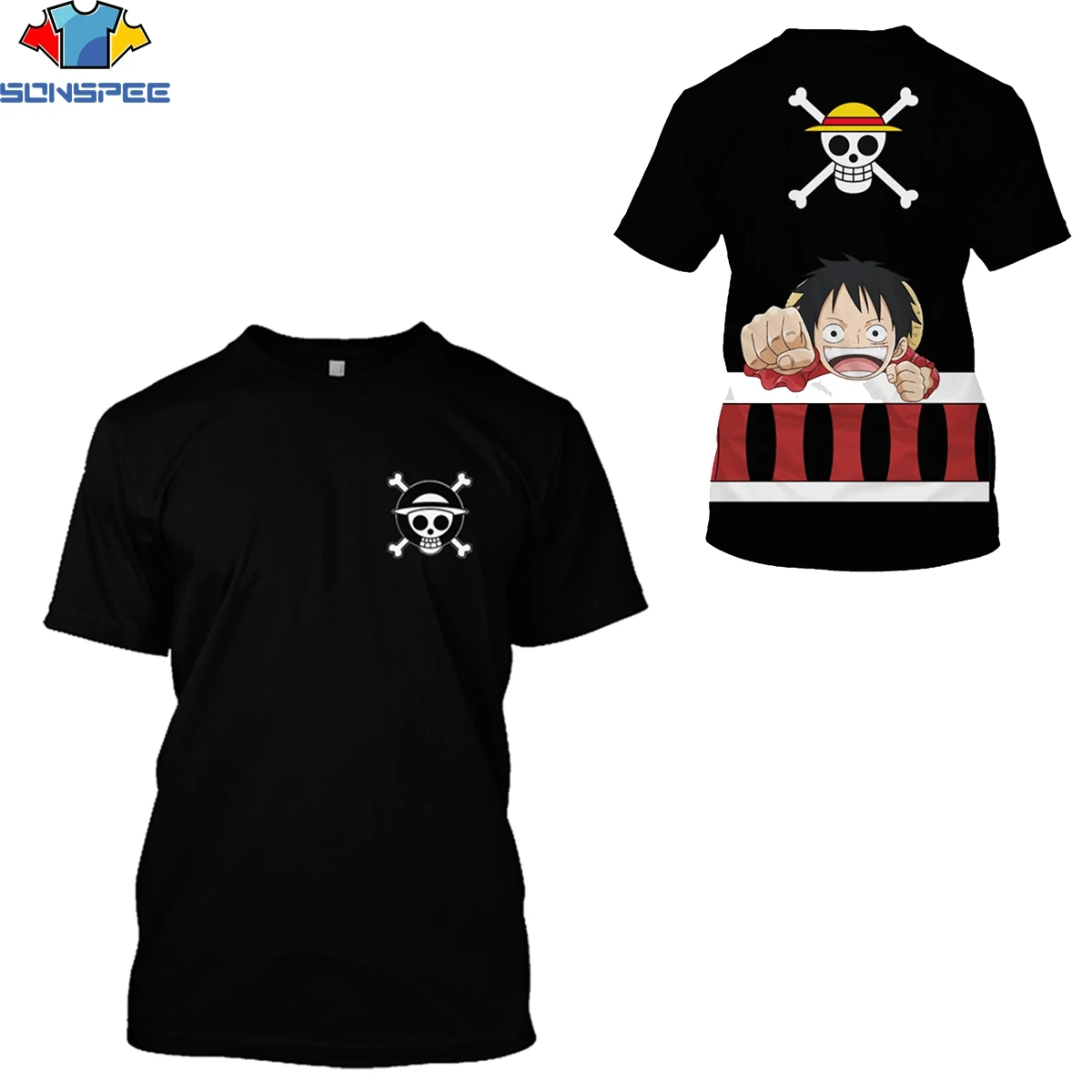 SONSPEE Japanese Fight Anime One Piece Luffy Roronoa Zoro Shirt Summer Men Women T-shirt Fashion Anime T-shirts Kids Shirts 
SONSPEE Japanese Fight Anime One Piece Luffy Roronoa Zoro Shirt Summer Men Women T-shirt Fashion Anime T-shirts Kids Shirts