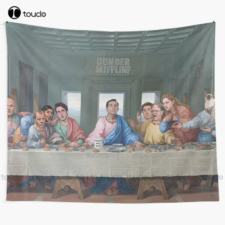 

The Last Supper Office Edition Tapestry Tapestry Wall Hanging For Living Room Bedroom Dorm Room Home Decor Printed Tapestry