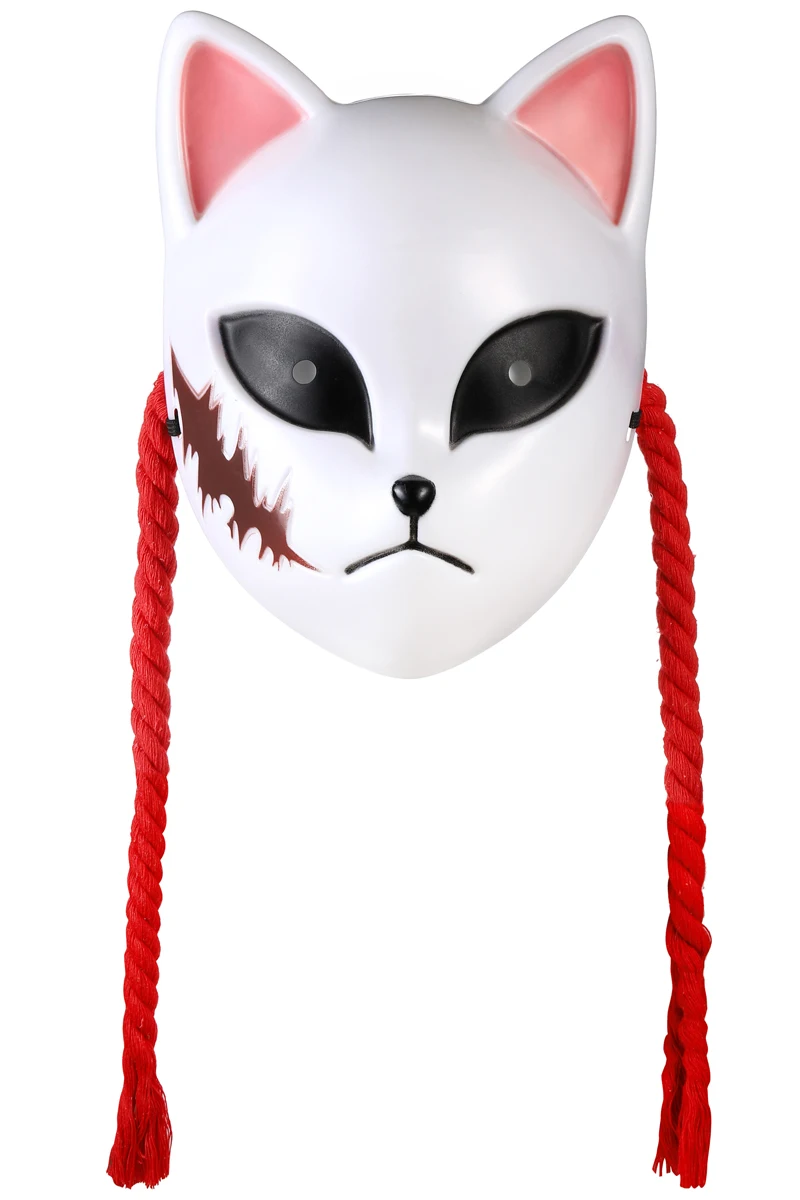 Anime Demon Slayer Sabito Makomo Cosplay Mask Unisex Halloween Kimetsu no Yaiba PVC Full Face Headgear Masks Christmas Gift
Anime Demon Slayer Sabito Makomo Cosplay Mask Unisex Halloween Kimetsu no Yaiba PVC Full Face Headgear Masks Christmas Gift