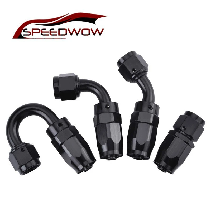 evil energy AN6 Straight 45 90 180 Degree Aluminum Alloy Black Oil Fuel Swivel Hose End Fitting Oil Hose End Adaptor Kit
evil energy AN6 Straight 45 90 180 Degree Aluminum Alloy Black Oil Fuel Swivel Hose End Fitting Oil Hose End Adaptor Kit