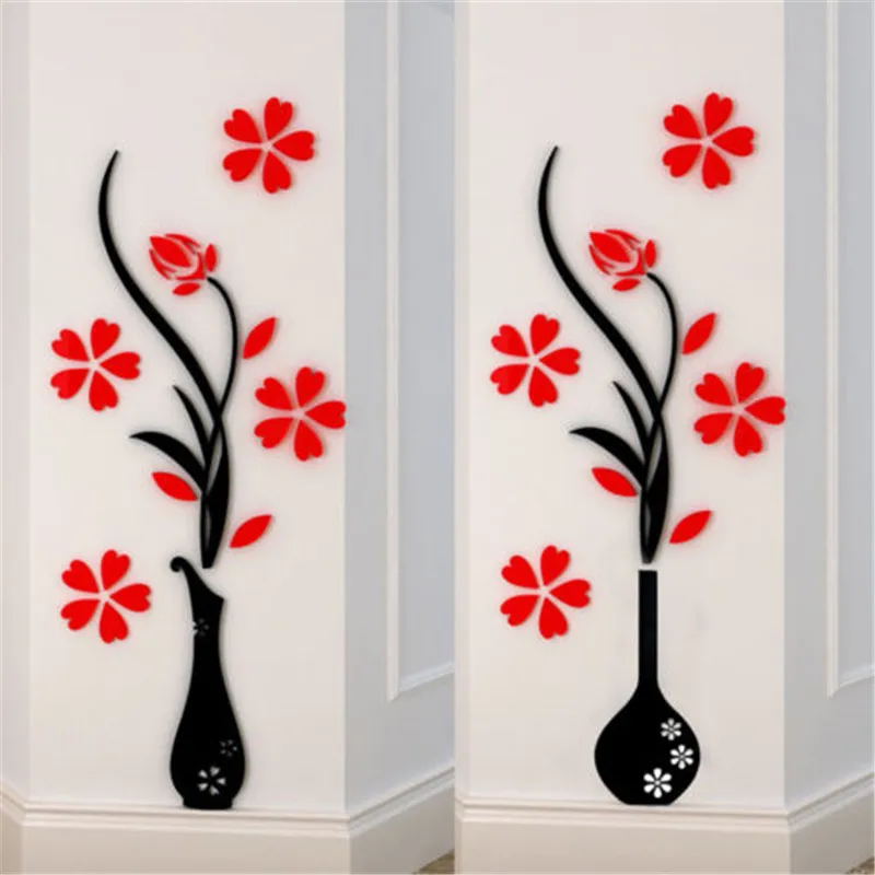 Fashion 3D Vase Flower Tree Crystal Art Decal Wall Sticker Arcylic Wall Sticker Home Room TV Decor DIY 30X80CM
Fashion 3D Vase Flower Tree Crystal Art Decal Wall Sticker Arcylic Wall Sticker Home Room TV Decor DIY 30X80CM
